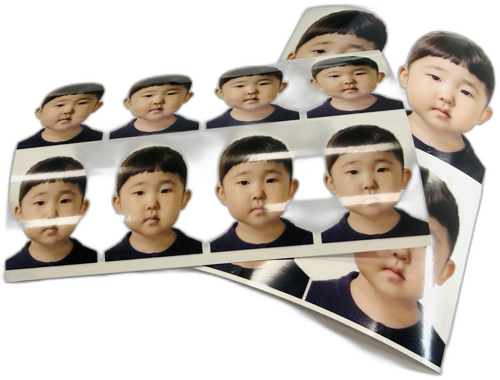 ID photo print sheet